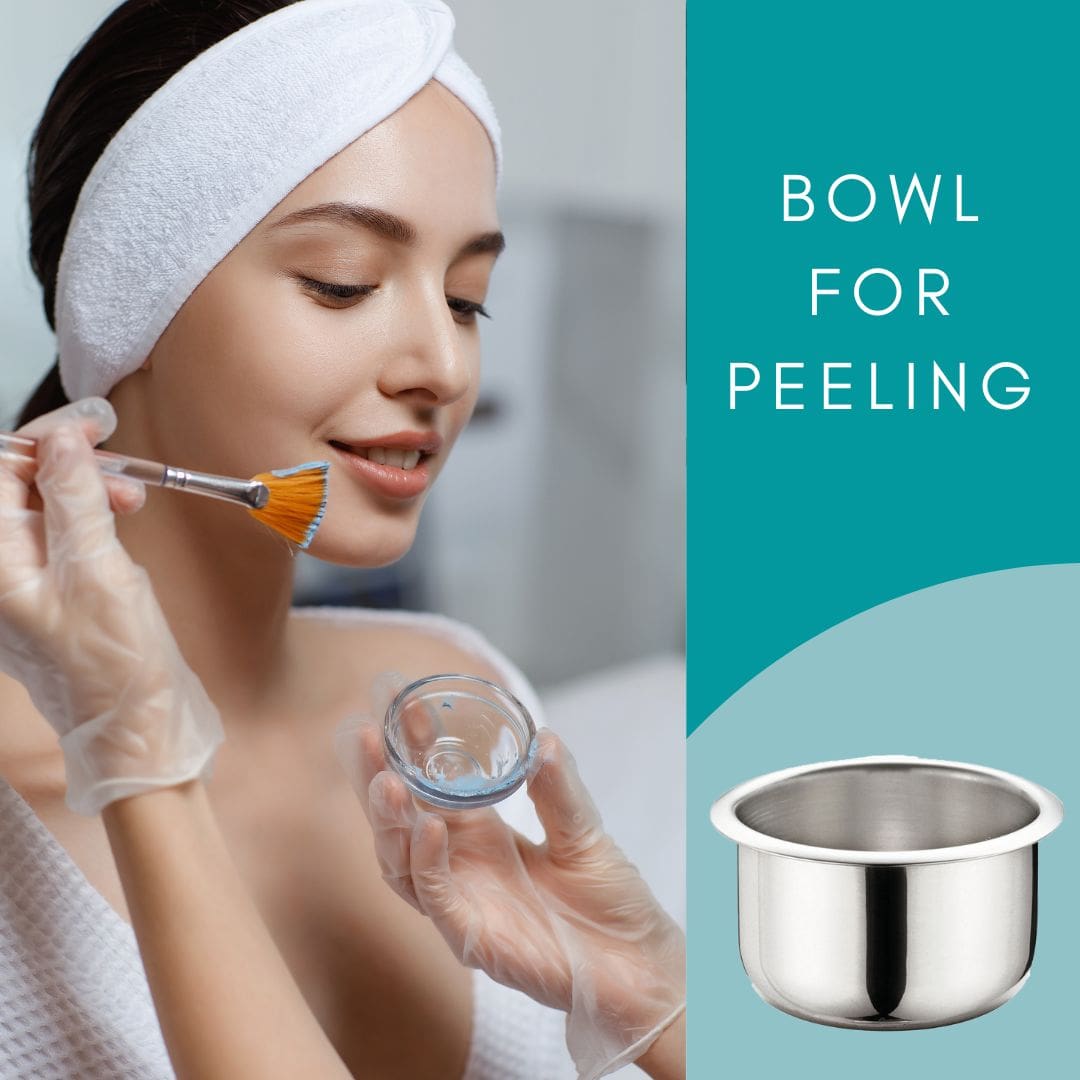 Peel Bowl | made of medical stainless steel | for enzyme & fruit acid peelings